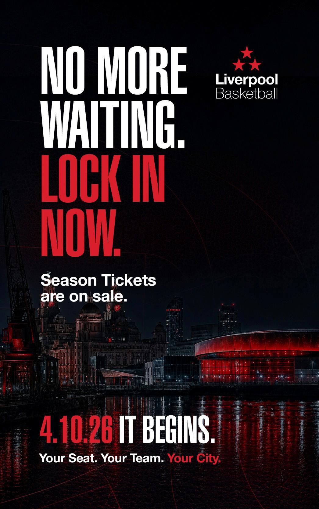 Liverpool Basketball Season Ticket