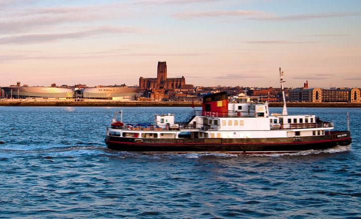 Ferry Liverpool Pattern Waterfront